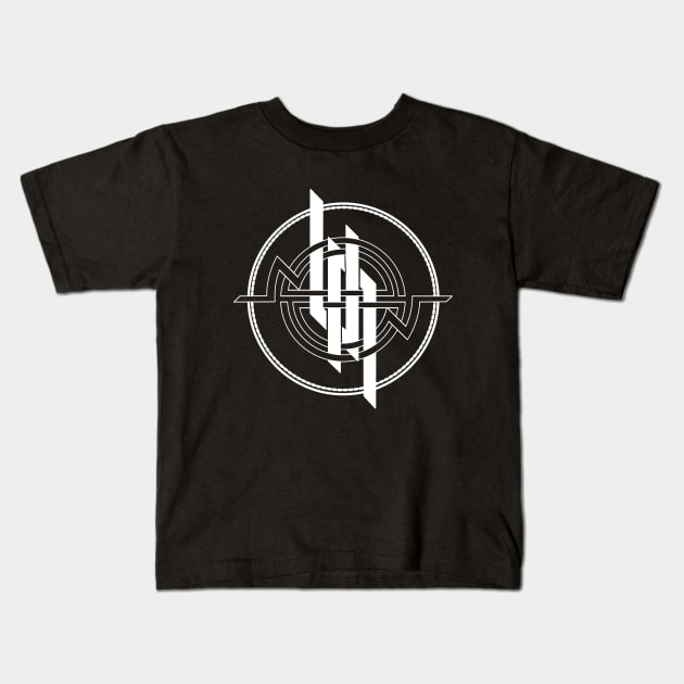 White Sigil Kids T-Shirt by Ultimata